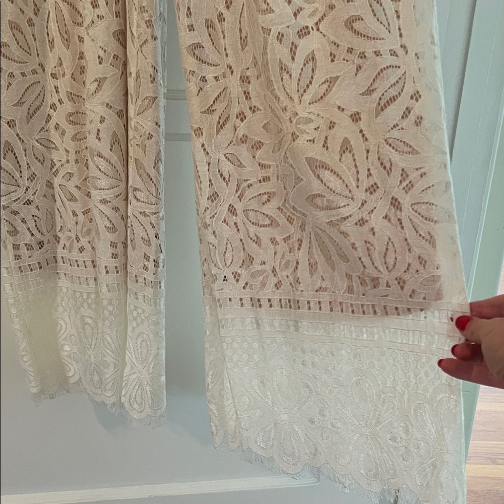 Lulu’s Cream Lace Jumpsuit - Picture 4 of 6